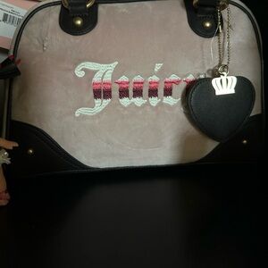 Juicy Couture Black and Pink Women's Bag